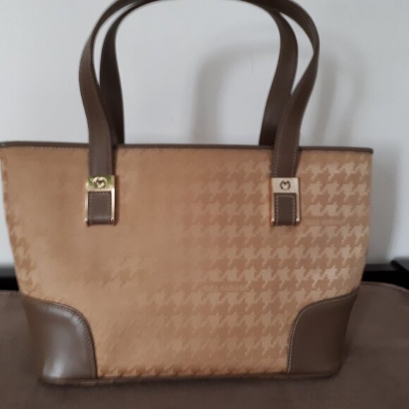 MILA SCHON Authentic Designer Monogram Handbag Purse Excellent Condition - Picture 2 of 8